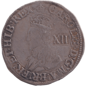 1635 SILVER SHILLING CHARLES I - CHARLES I - Cambridgeshire Coins