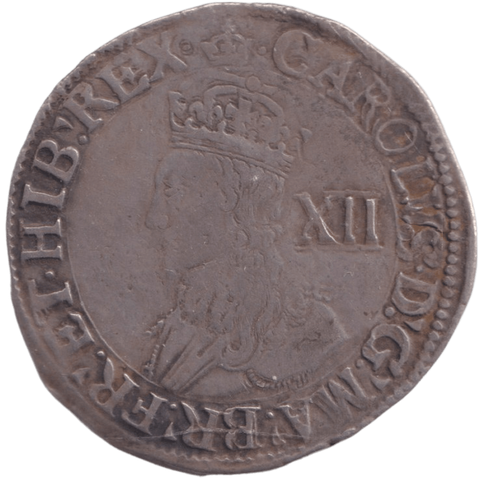1635 SILVER SHILLING CHARLES I - CHARLES I - Cambridgeshire Coins