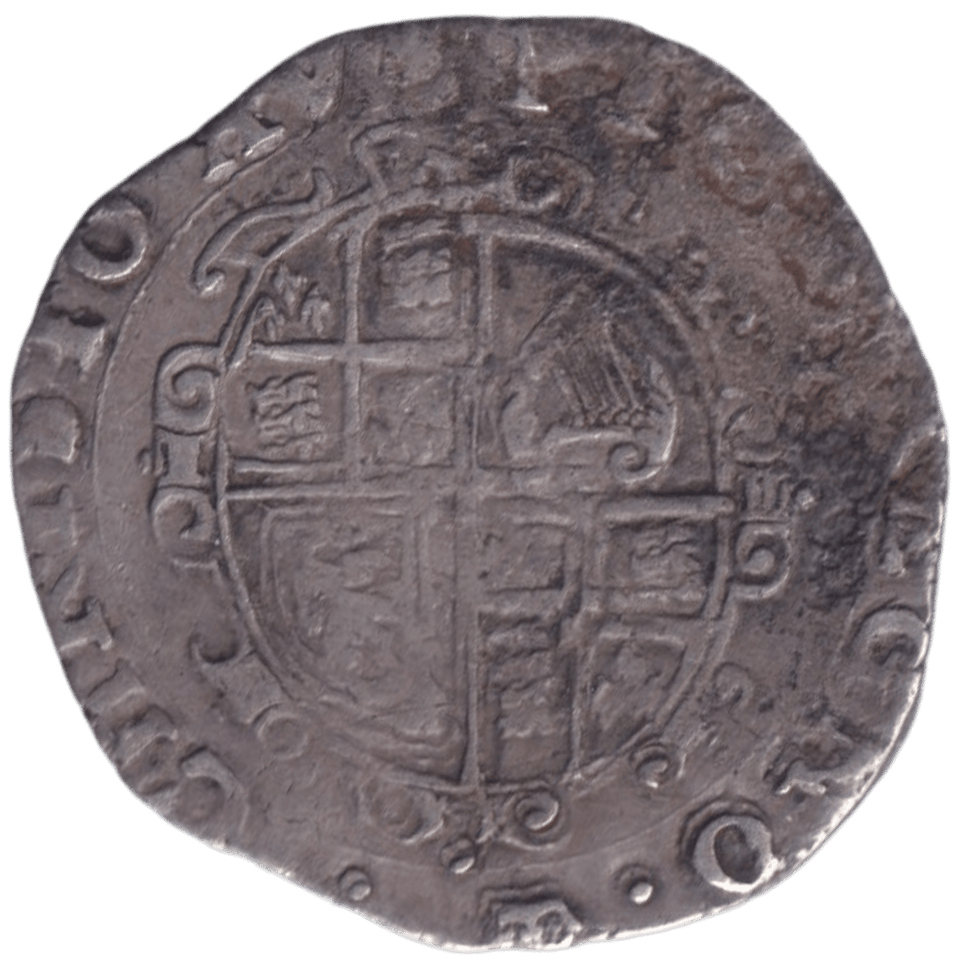 1635 SILVER SIXPENCE CHARLES I - CHARLES I - Cambridgeshire Coins