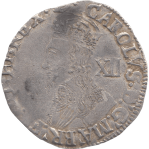 1636 CHARLES I SHILLING - CHARLES I - Cambridgeshire Coins