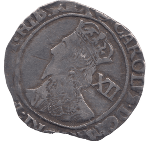 1636 SILVER SHILLING CHARLES I - CHARLES I - Cambridgeshire Coins