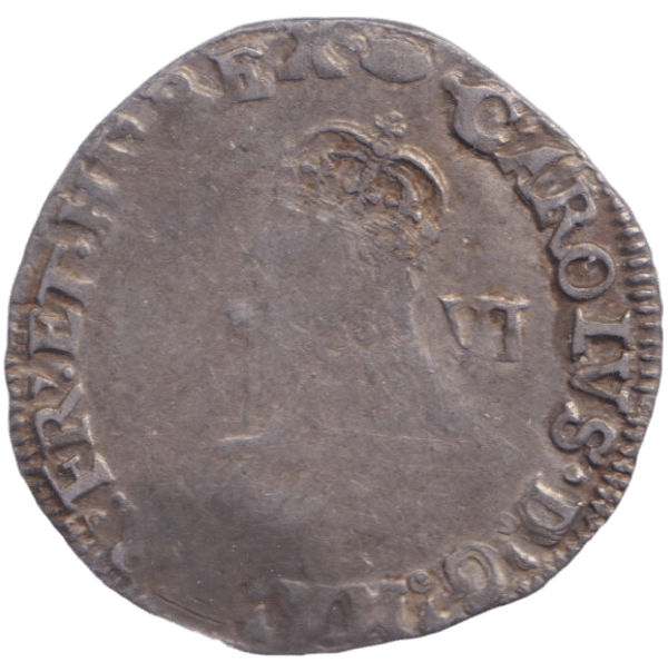 1636 SILVER SIXPENCE CHARLES I - HAMMERED COINS - Cambridgeshire Coins