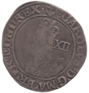 1638 CHARLES I SHILLING - CHARLES I - Cambridgeshire Coins