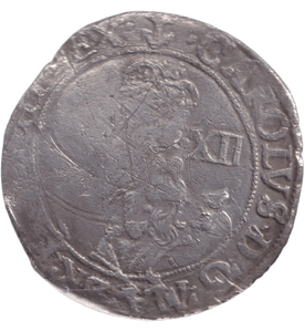 1638 SILVER SHILLING CHARLES I - CHARLES I - Cambridgeshire Coins