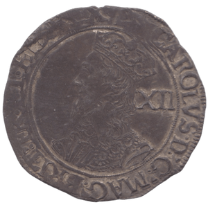 1639 CHARLES I SHILLING - CHARLES I - Cambridgeshire Coins