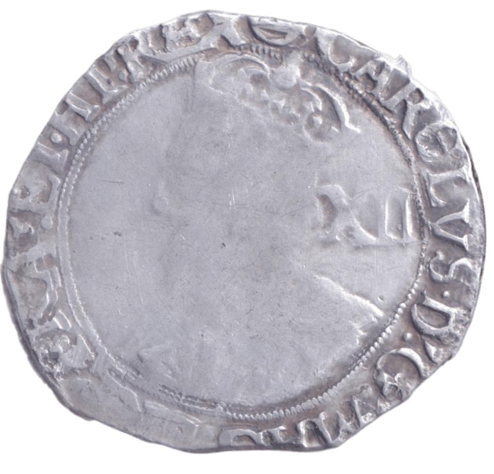 1639 SILVER SHILLING CHARLES I - CHARLES I - Cambridgeshire Coins