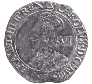 1639 SILVER SIXPENCE CHARLES IST - CHARLES I - Cambridgeshire Coins