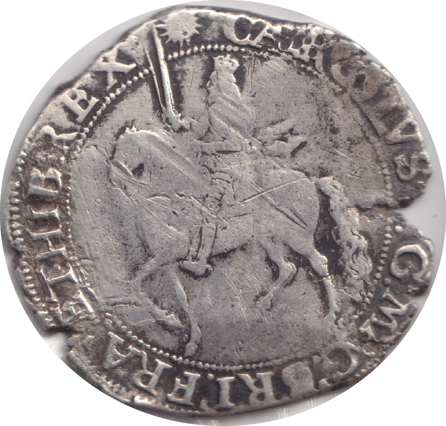 1645 SILVER HALF CROWN CHARLES I - CHARLES I - Cambridgeshire Coins