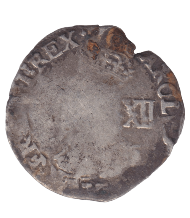 1645 SILVER SHILLING CHARLES I - HAMMERED COINS - Cambridgeshire Coins