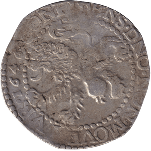 1646 SILVER DUTCH LION DOLLAR NETHERLANDS - SILVER WORLD COINS - Cambridgeshire Coins