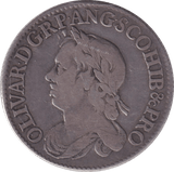 1658 SILVER SHILLING CROMWELL ( VF ) - SHILLING - Cambridgeshire Coins