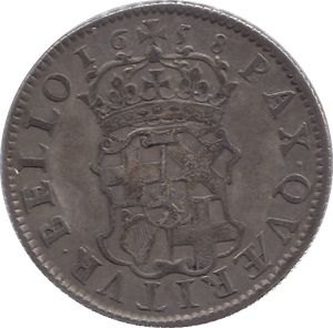 1658 SILVER SHILLING CROMWELL ( VF ) - SHILLING - Cambridgeshire Coins