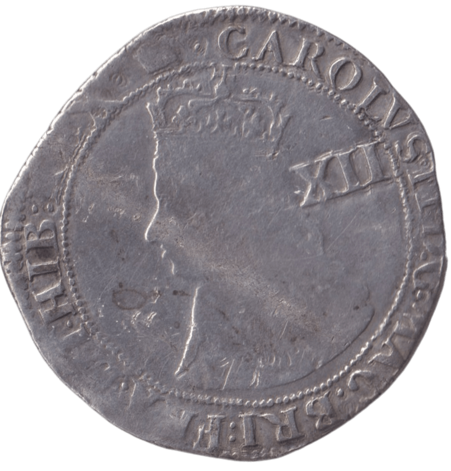 1660 SILVER SHILLING CHARLES II - CHARLES II - Cambridgeshire Coins
