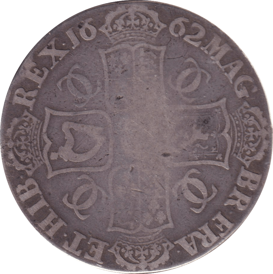 1662 CROWN ( FINE ) - CROWN - Cambridgeshire Coins