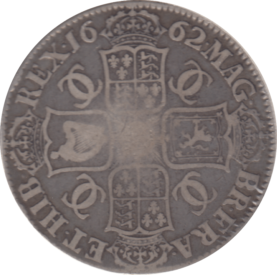 1662 CROWN ( FINE ) - CROWN - Cambridgeshire Coins