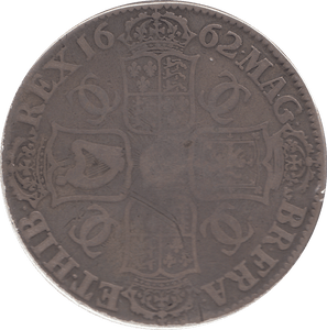 1662 CROWN ( NF ) ROSE AND PLUMES - Crown - Cambridgeshire Coins