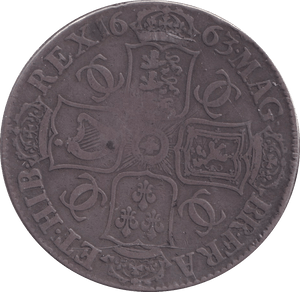 1663 CROWN ( GF ) - CROWN - Cambridgeshire Coins