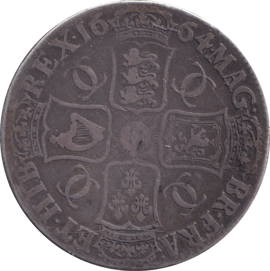 1664 CROWN ( GF ) - CROWN - Cambridgeshire Coins