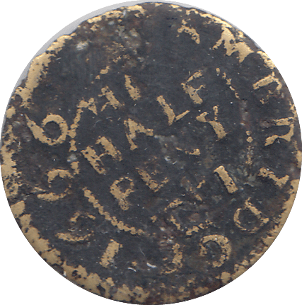 1666 HALF PENNY THOMAS POWELL CAMBRIDGE TOKEN - WORLD COINS - Cambridgeshire Coins