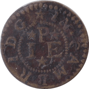 1667 CAMBRIDGE FARTHING TOKEN JAMES POTTER - OTHER TOKENS - Cambridgeshire Coins
