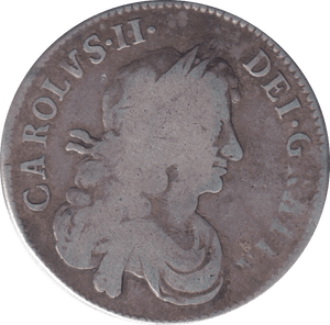 1668 8 OVER 4 HALFCROWN ( GF ) - HALFCROWN - Cambridgeshire Coins