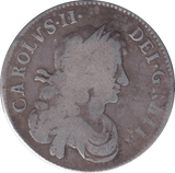 1668 8 OVER 4 HALFCROWN ( GF ) - HALFCROWN - Cambridgeshire Coins