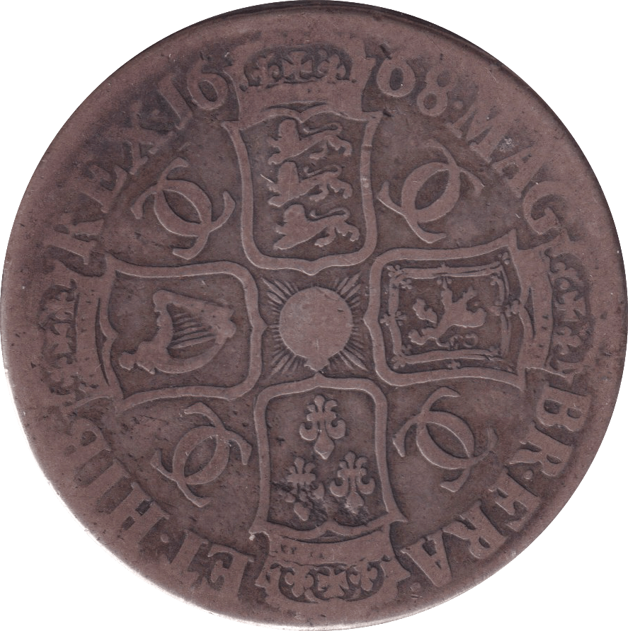 1668 CROWN ( NF ) - CROWN - Cambridgeshire Coins