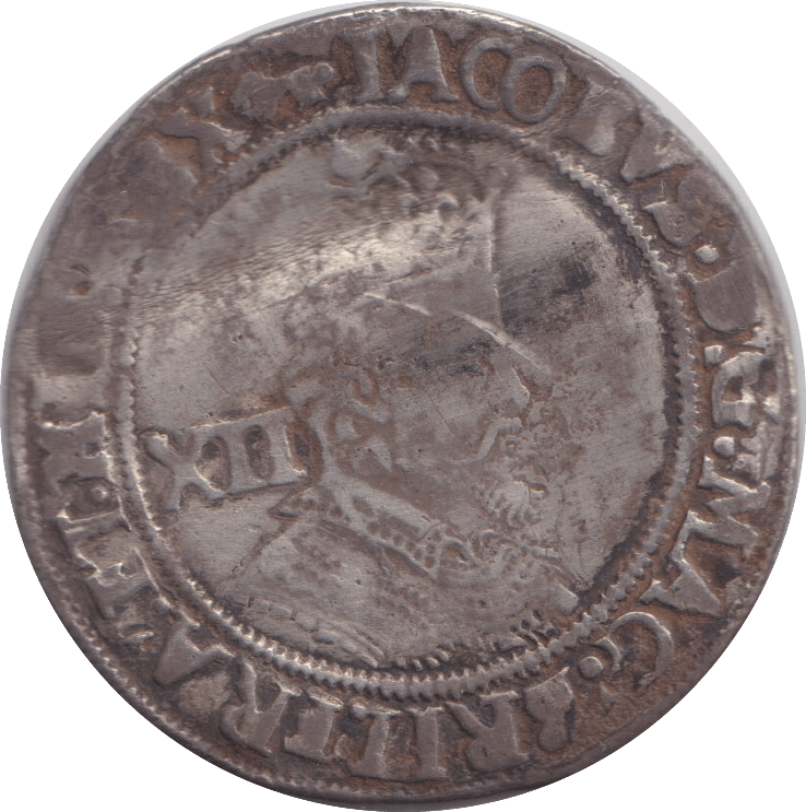 1669 SILVER SHILLING JAMES I - JAMES I - Cambridgeshire Coins