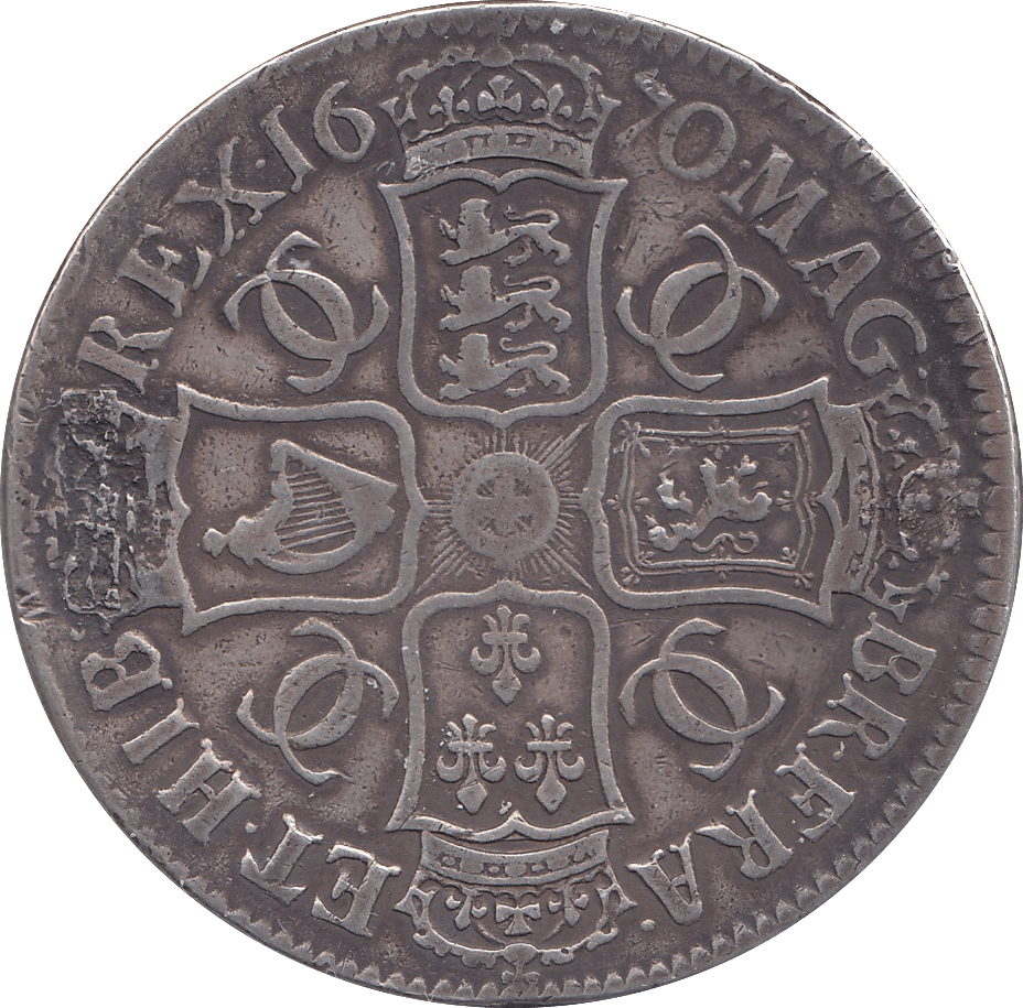 1670 CROWN ( VF ) - CROWN - Cambridgeshire Coins