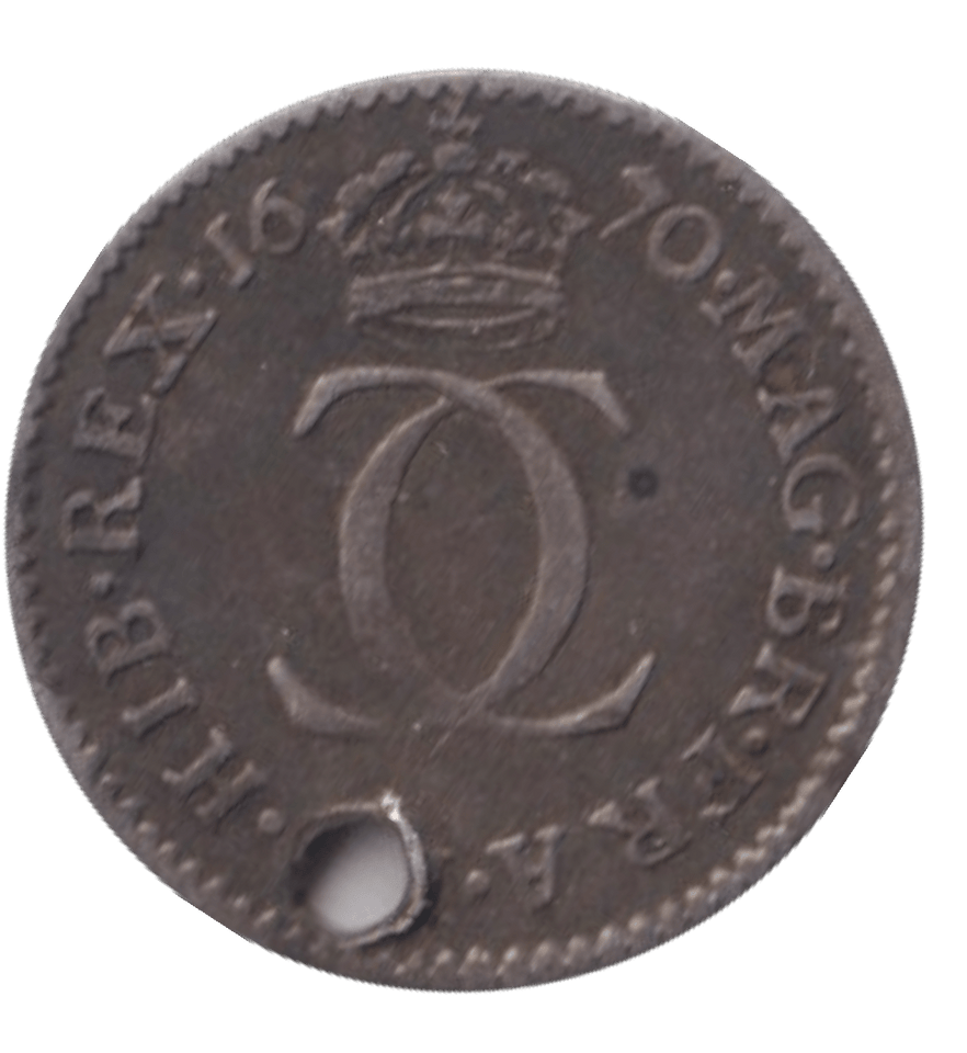 1670 MAUNDY TWOPENCE ( GVF ) HOLED - MAUNDY TWOPENCE - Cambridgeshire Coins