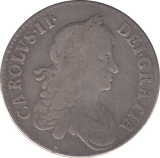 1671 CROWN ( FINE ) TERTIO - CROWN - Cambridgeshire Coins
