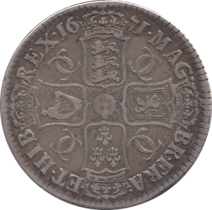 1671 CROWN ( GF ) - CROWN - Cambridgeshire Coins