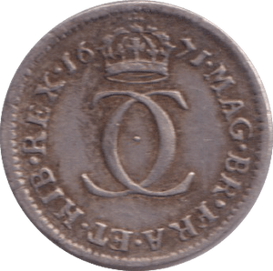 1671 MAUNDY TWOPENCE ( GF ) - MAUNDY TWOPENCE - Cambridgeshire Coins