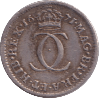 1671 MAUNDY TWOPENCE ( GF ) - MAUNDY TWOPENCE - Cambridgeshire Coins