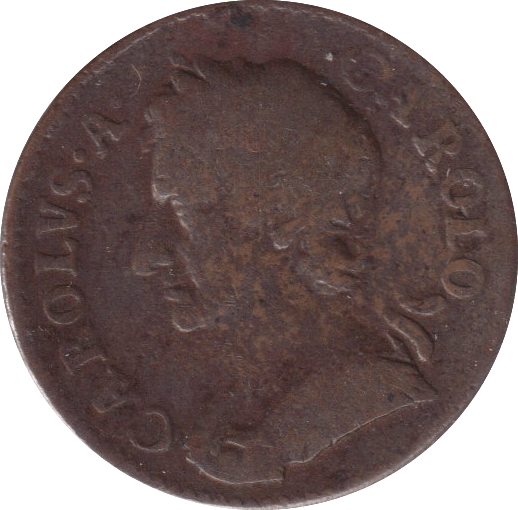 1672 FARTHING ( FINE ) - FARTHING - Cambridgeshire Coins