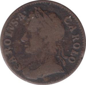 1672 FARTHING ( FINE ) - FARTHING - Cambridgeshire Coins