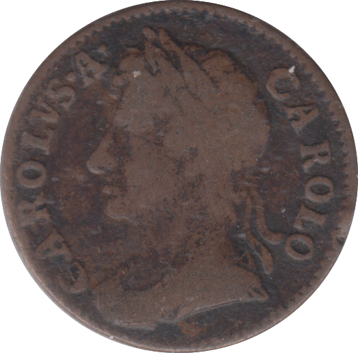 1672 FARTHING ( FINE ) - FARTHING - Cambridgeshire Coins