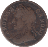 1672 FARTHING ( FINE ) - FARTHING - Cambridgeshire Coins