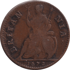 1672 FARTHING ( GF ) - FARTHING - Cambridgeshire Coins