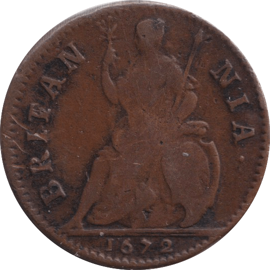 1672 FARTHING ( GF ) - FARTHING - Cambridgeshire Coins