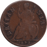 1672 FARTHING ( GF ) - FARTHING - Cambridgeshire Coins