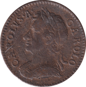 1672 FARTHING ( VF ) - FARTHING - Cambridgeshire Coins