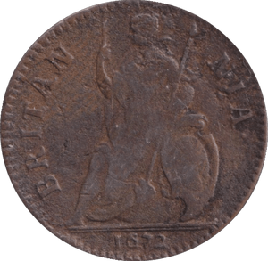 1672 FARTHING ( VF ) - FARTHING - Cambridgeshire Coins
