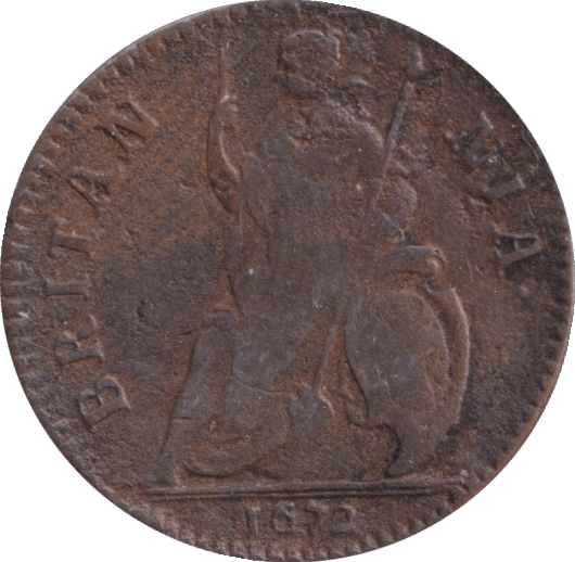 1672 FARTHING ( VF ) - FARTHING - Cambridgeshire Coins