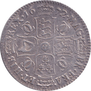1672 HALFCROWN ( VF ) - HALFCROWN - Cambridgeshire Coins