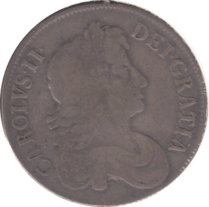 1673 CROWN ( FINE ) - Crown - Cambridgeshire Coins