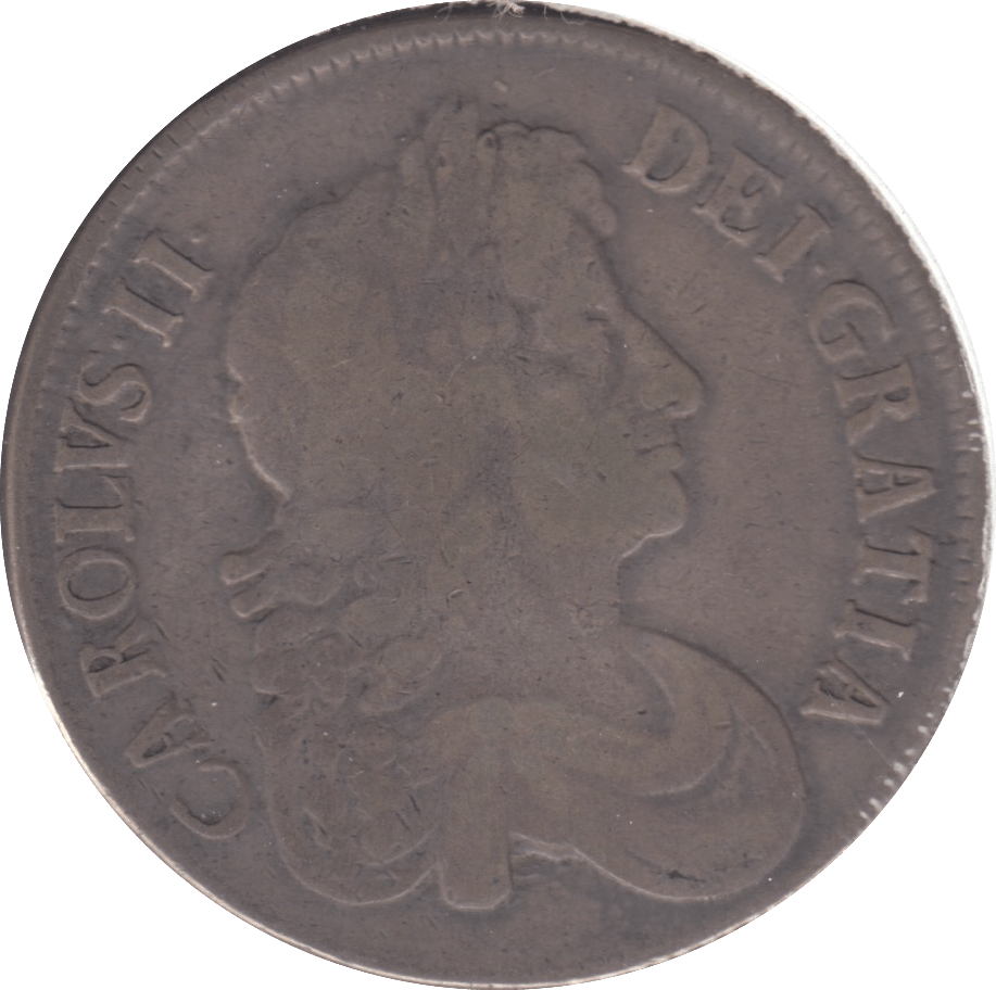 1673 CROWN ( FINE ) - Crown - Cambridgeshire Coins