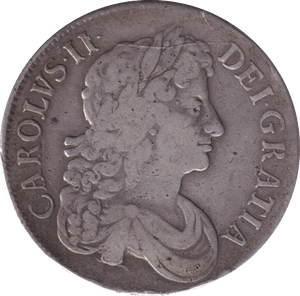 1673 CROWN ( GF ) - CROWN - Cambridgeshire Coins