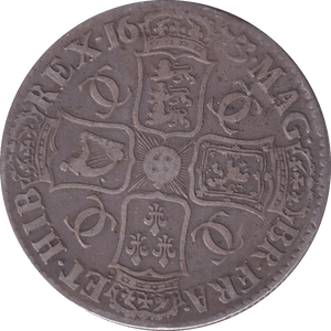 1673 CROWN ( GF ) - CROWN - Cambridgeshire Coins