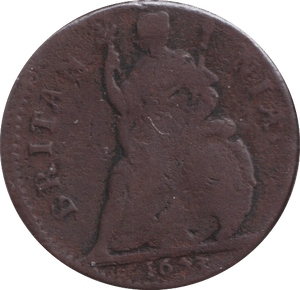 1673 FARTHING ( FINE ) - FARTHING - Cambridgeshire Coins